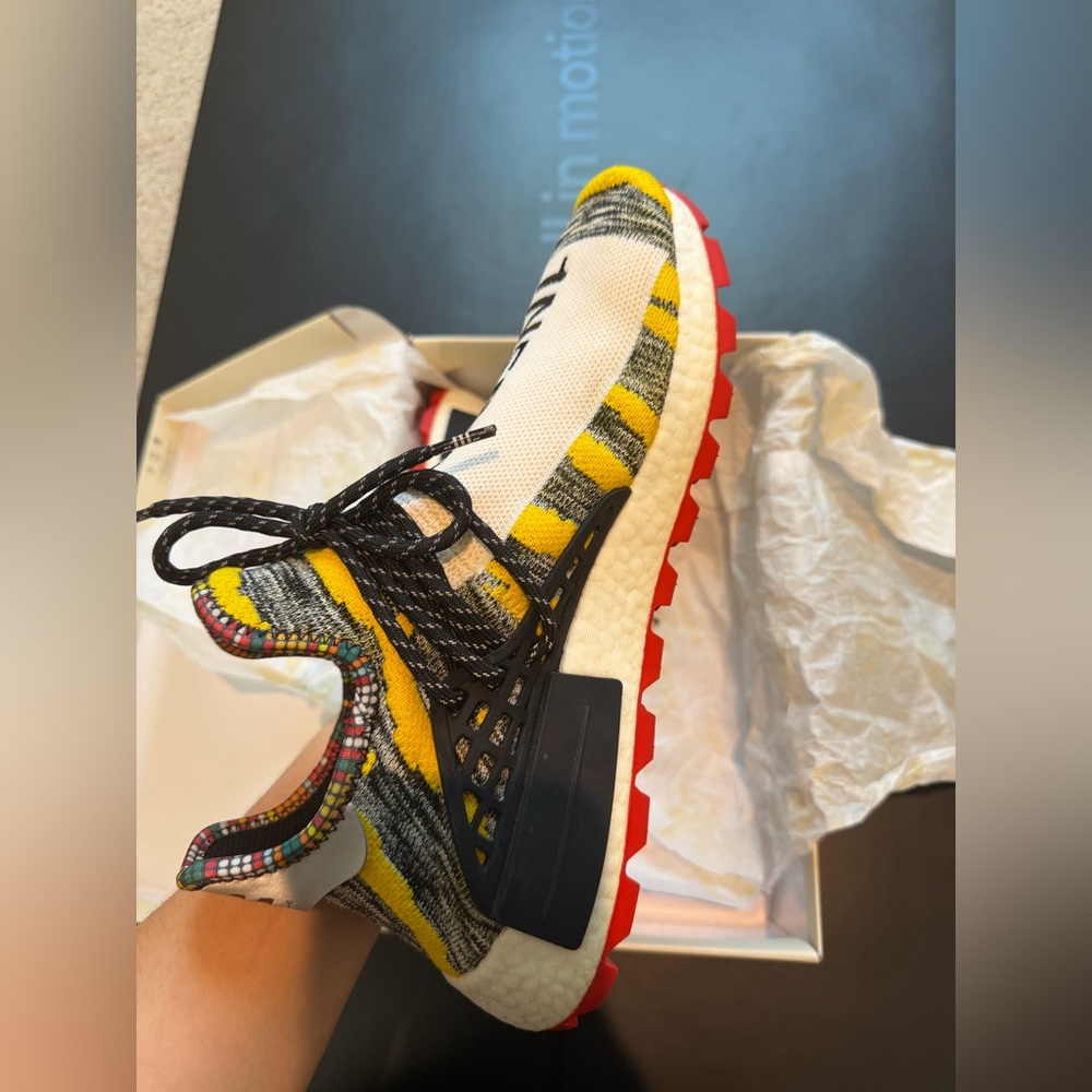 adidas NMD Human Race Trail x Pharrell Solar Pack 2018 -Size 9.5 - Picture 7 of 14